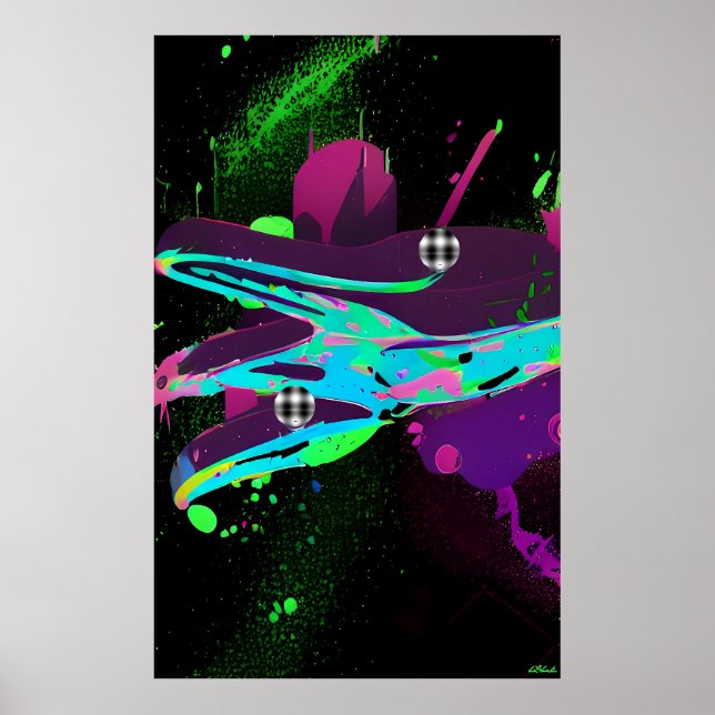 Abstrakten Esseloria - Ken Gage Poster (Framsidan)