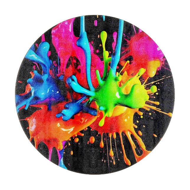 Abstrakten Färgfull Stänk (Framsidan)