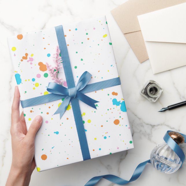 Abstrakten Färgplattor Presentpapper (Gifting)