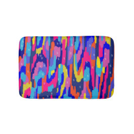 Abstrakten Färgruta Badrumsmatta