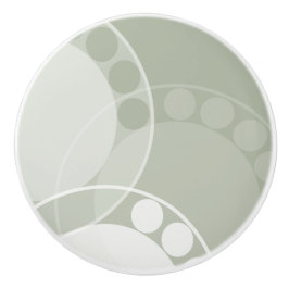 Abstrakten Fern Frond - Mörk grönt - Dekorknapp Knopp