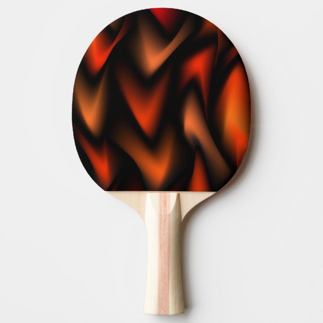 Abstrakten Fierce Flames Pingisracket (Framsidan)