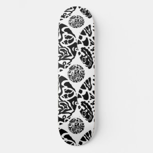 abstrakten "fiskdisk" old school skateboard bräda 21,6 cm