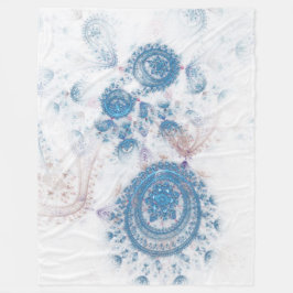 Abstrakten Fjärnvägty Steampunk Fleecefilt