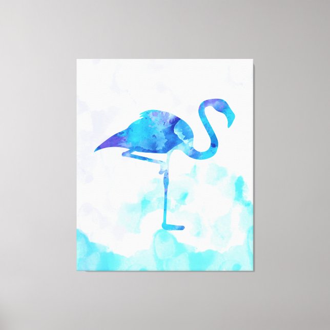 Abstrakten Flamingo Gifts Älskare Canvastryck (Framsida)