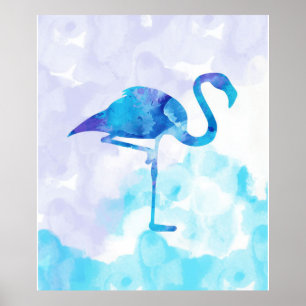 Abstrakten Flamingo Gifts Älskare Poster