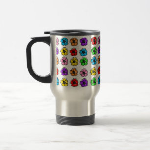Abstrakten Flower Blommigt Doodle Line Art Waterco Resemugg