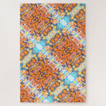 Abstrakten för familjeRoligt i målet Kaleidoscope 