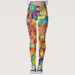 Abstrakten formaterad leggings<br><div class="desc">Abstrakt</div>