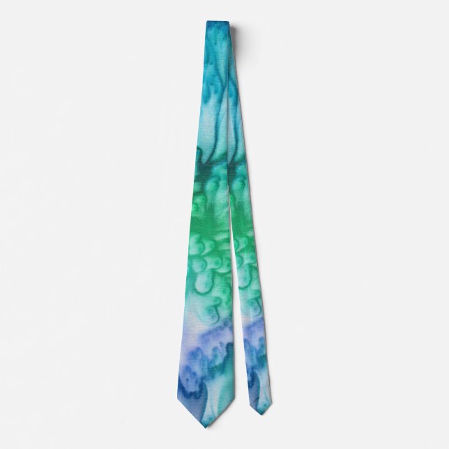 abstrakten "Fullt Bloom" Slips (Framsida)