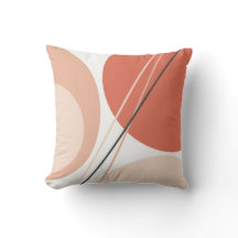 Abstrakten Geo Pastel Terracotta från det moderna 