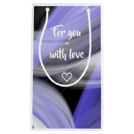 Abstrakten Gift Bag Home Trend Lavender Violet