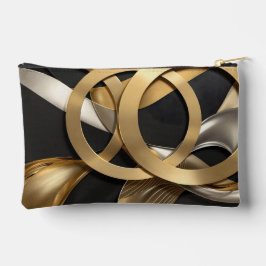 Abstrakten Golden Ringar Art - Modern lyxdesign