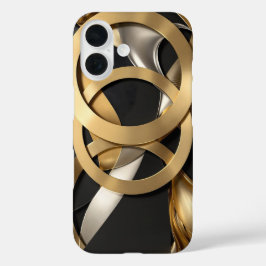 Abstrakten Golden Ringar Art - Modern lyxdesign