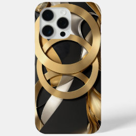 Abstrakten Golden Ringar Art - Modern lyxdesign