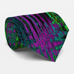 Abstrakten Groovy Atomic Vinkarare Magenta Slips