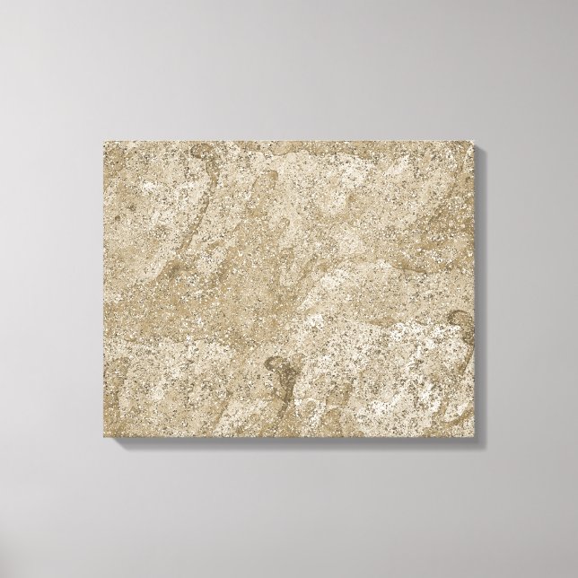 Abstrakten guld Watercolor Canvastryck (Framsida)