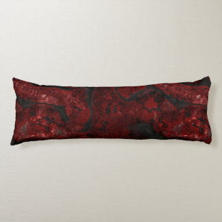 Abstrakten hett Lava och Ash Stone Kroppskudde