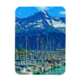 Abstrakten i Seazska hamn: Impressionism Magnet