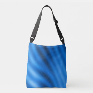 Abstrakten Indigo Blue Gradient Axelväska