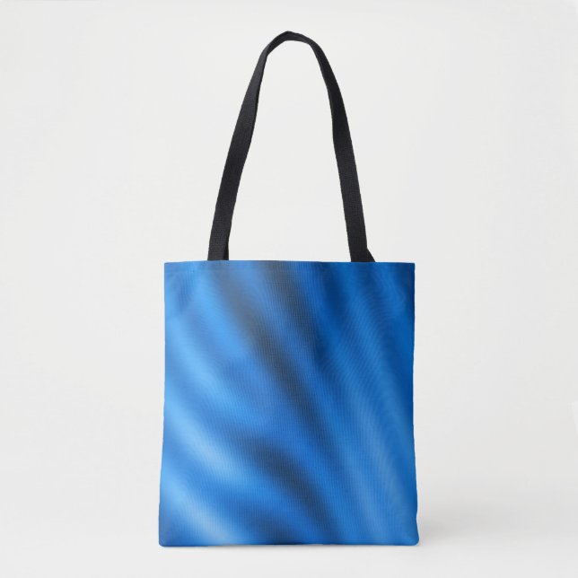 Abstrakten Indigo Blue Gradient Tygkasse (Framsida)