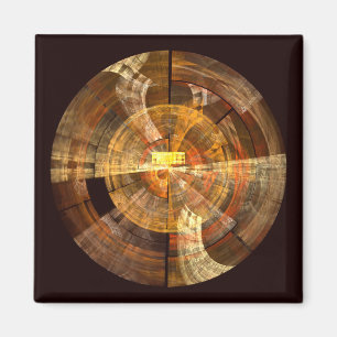 Abstrakten Integrity Art Square Magnet