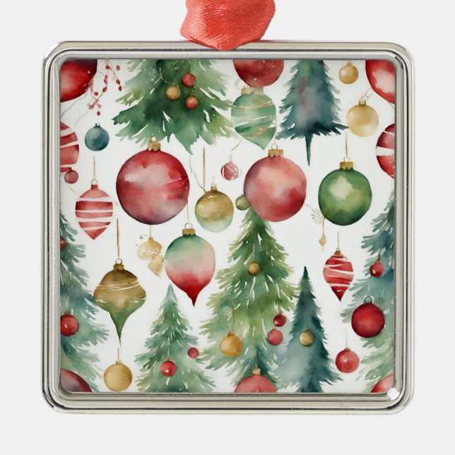 Abstrakten Julgranar och prydnadsföremål Julgransprydnad Metall (Framsidan)