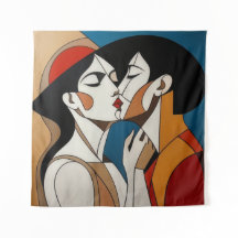 Abstrakten Kiss