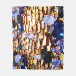 Abstrakten Luxury Fantasy Gemstone Fleecefilt