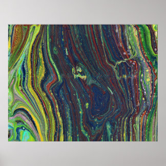 Abstrakten Mad Passion 1 Vild Rand Poster Skriv ut