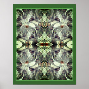 Abstrakten Magnolia Flower Blommars Poster