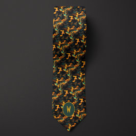 Abstrakten Molten Grönt Guld Slips