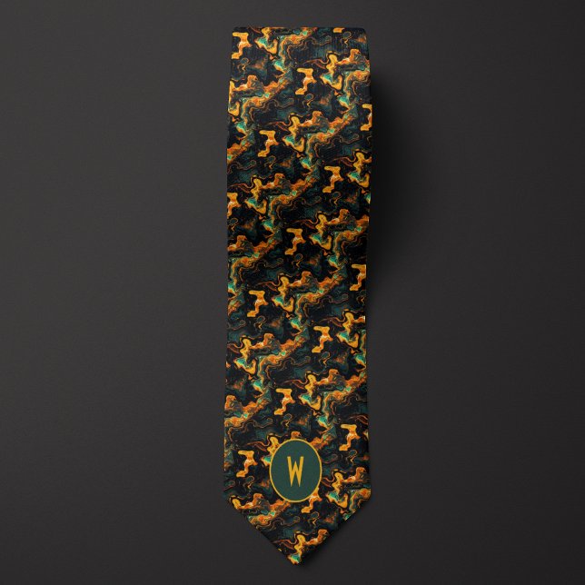 Abstrakten Molten Grönt Guld Slips (Skapare uppladdad)