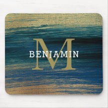 Abstrakten Monogram Manar vid flottan och Guld