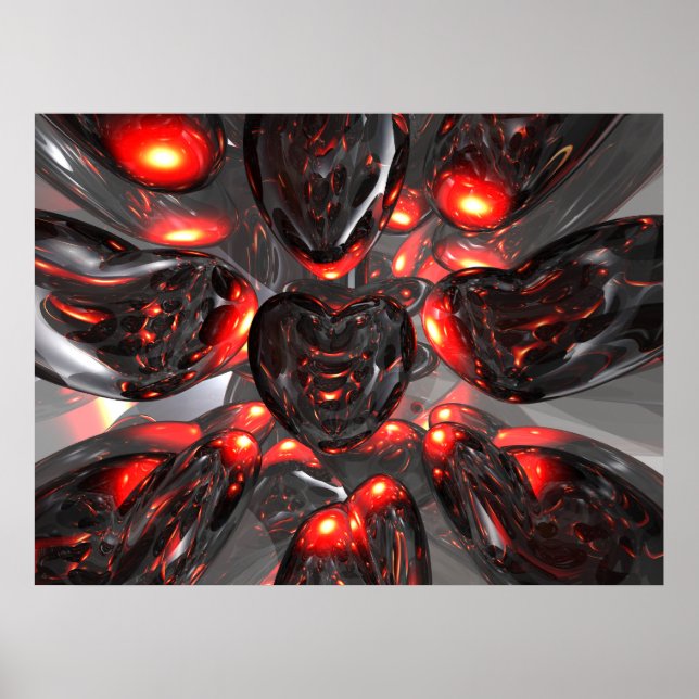 Abstrakten mörkar Poster (Framsidan)
