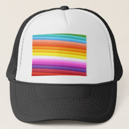 Abstrakten multifärgad Fabric Folds Keps