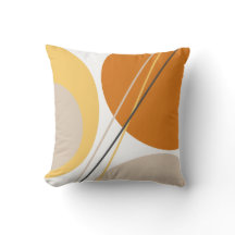 Abstrakten Mustard Rust Brown i det moderna medelå