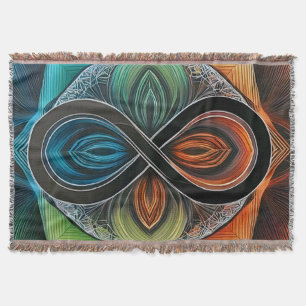 Abstrakten Ofinity Mandala African Tribal Mask Filt