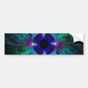 Abstrakten Öga Art Bumper Sticker Bildekal