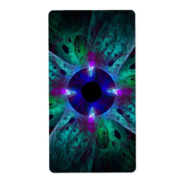 Abstrakten Öga Art Fractal Fraktsedel (Framsidan)