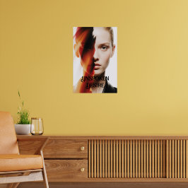 abstrakten "Otaliga detaljer" Kemisk konst Poster