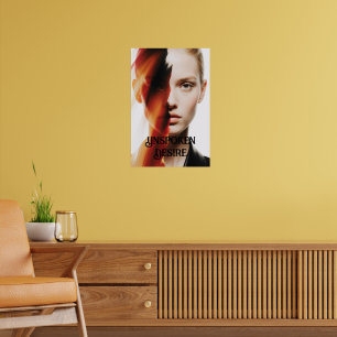 abstrakten "Otaliga detaljer" Kemisk konst Poster