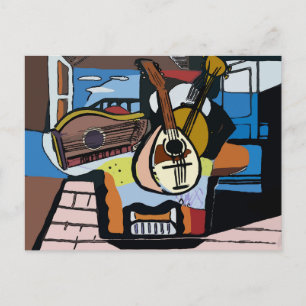 Abstrakten Pablo Strings Vykort