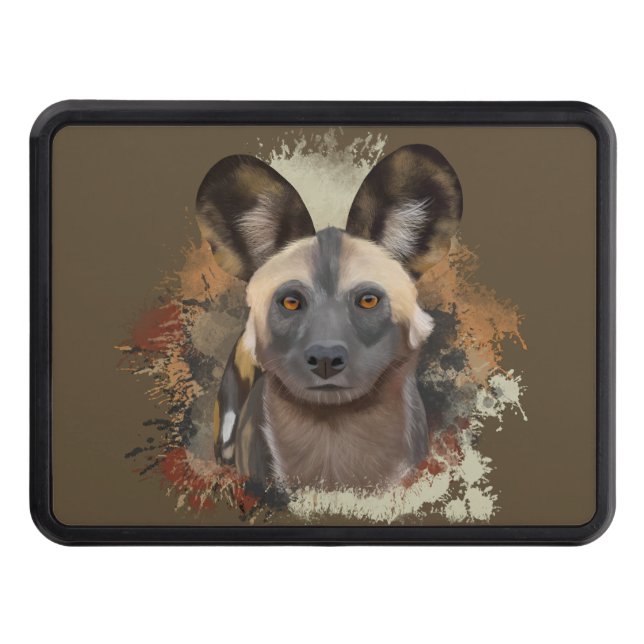 Abstrakten Paint Splatter Wildlife i Afrikas Vild  Dragkroksskydd (Framsidan)