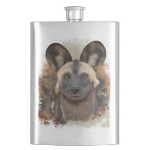 Abstrakten Paint Splatter Wildlife i Afrikas Vild