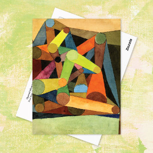 Abstrakten Paul Klee öppnad Vykort