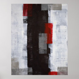 abstrakten Power Resa Poster utskrift