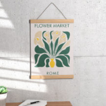 Abstrakten Retro Calla lily på den blommande markn