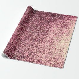 Abstrakten Rubino Burgud Glass Guld Glass Ombre Presentpapper