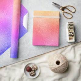 Abstrakten Shimmer Rainbow Glass Presentpapper